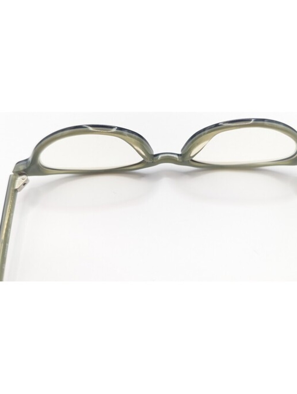 Nicole Miller Sweety Eyeglasses Frame Olive Translucent Green Oval  46-16-140 - Picture 10 of 15
